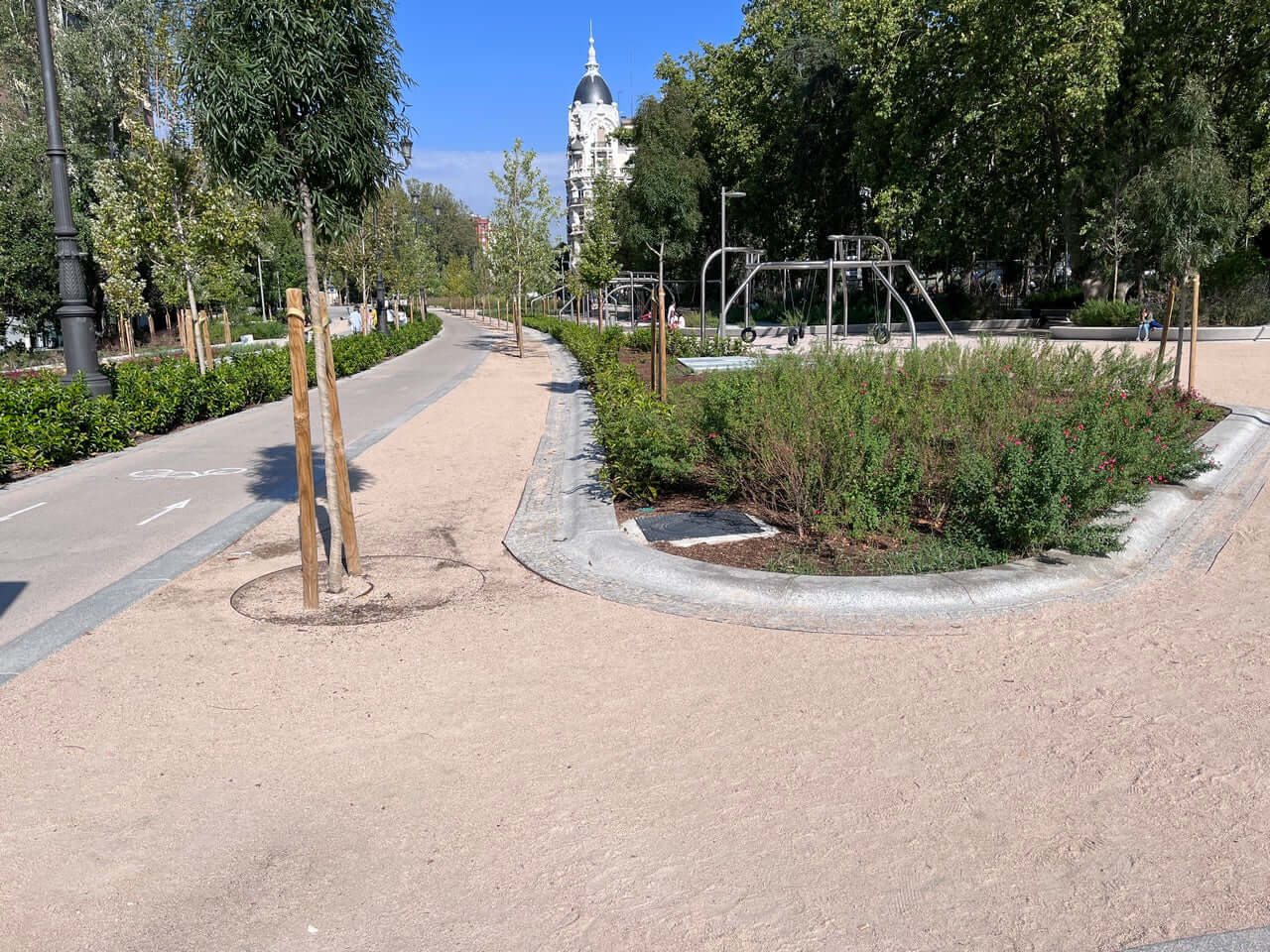 Porque el jabre o sauló es perfecto para realizar caminos en parques y jardines públicos