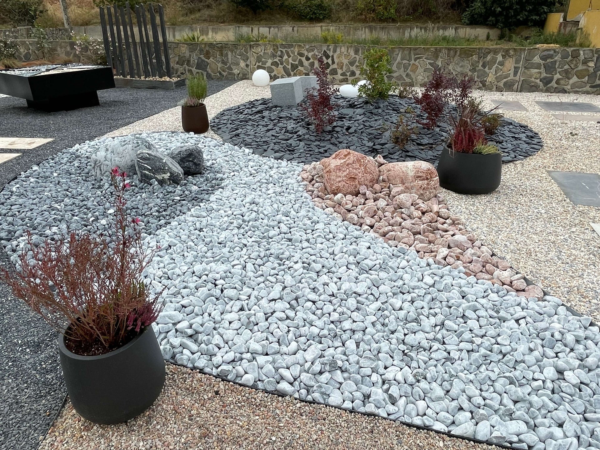 Cómo calcular la cantidad de canto rodado necesaria