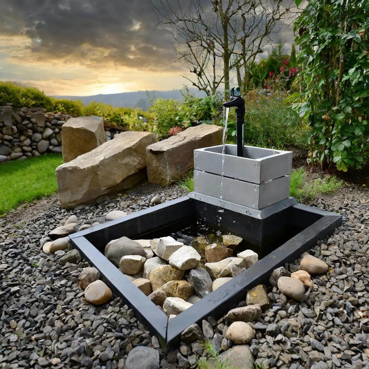 Bordillos de pizarra hormigon granito y marmol