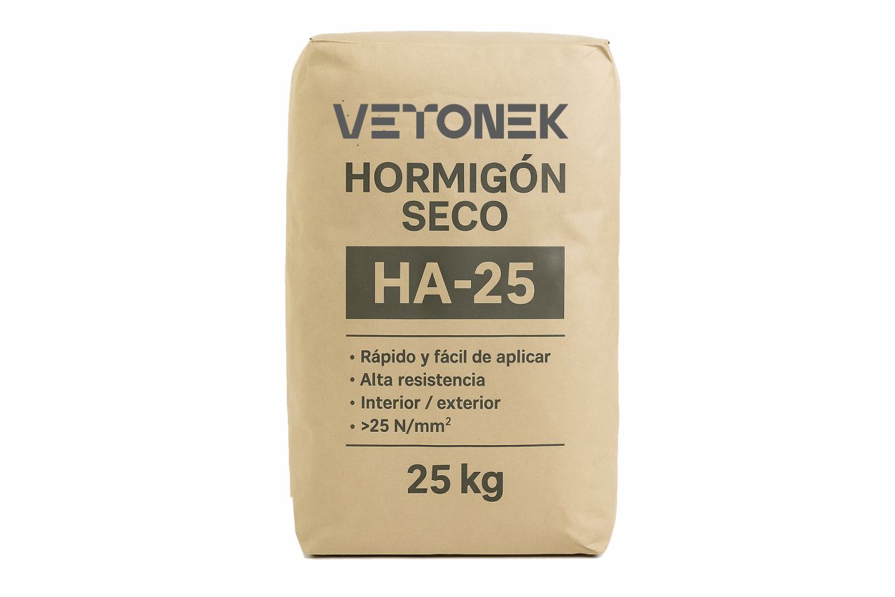 Cemento en Saco: Hormigón Seco HA-25 PRO listo para usar
