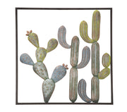 Decoración de pared marco-cactus -c- cm 50x1,3x50 