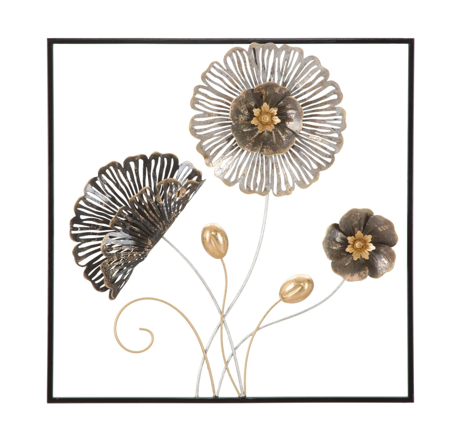 Panel de hierro cuadrado cm 50x5,5x50