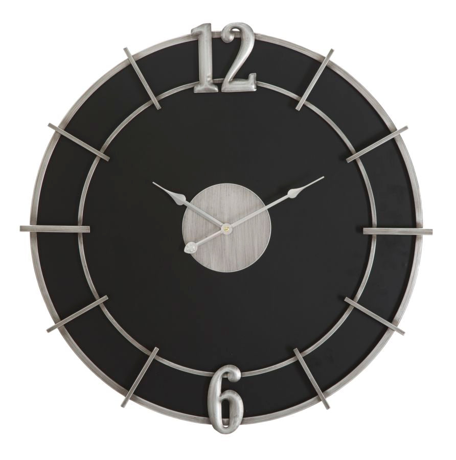 Reloj de pared plata glam cm ø 60x4,5