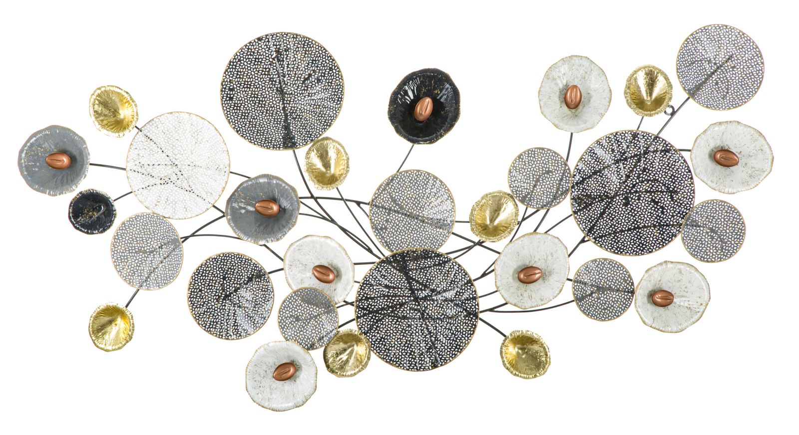 Rejilla de panel de hierro cm 135x7,5x69