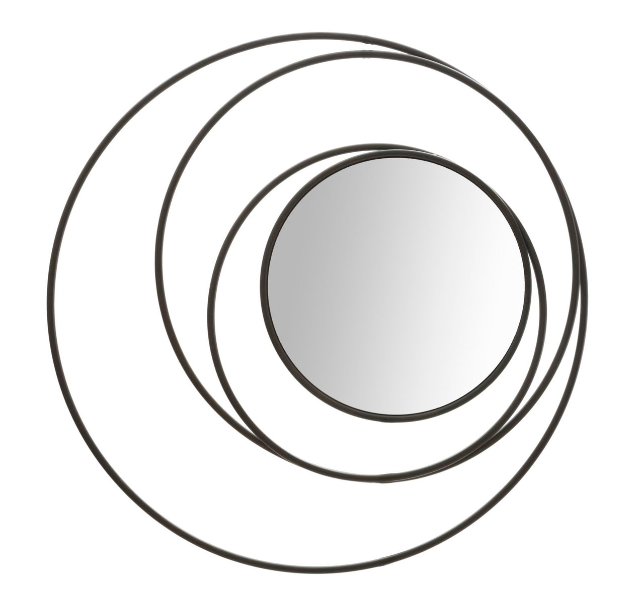 Espejo de pared oscuro cm ø 80x3