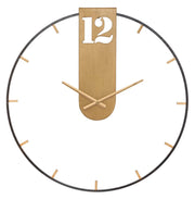Reloj de pared dorado cm ø 60x4,5