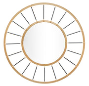 Espejo de pared glam oscuro cm ø
 81x6,5 (espejo cm ø 41,5)