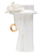 Florero mujer elegante cm 15x13,3x23,5 