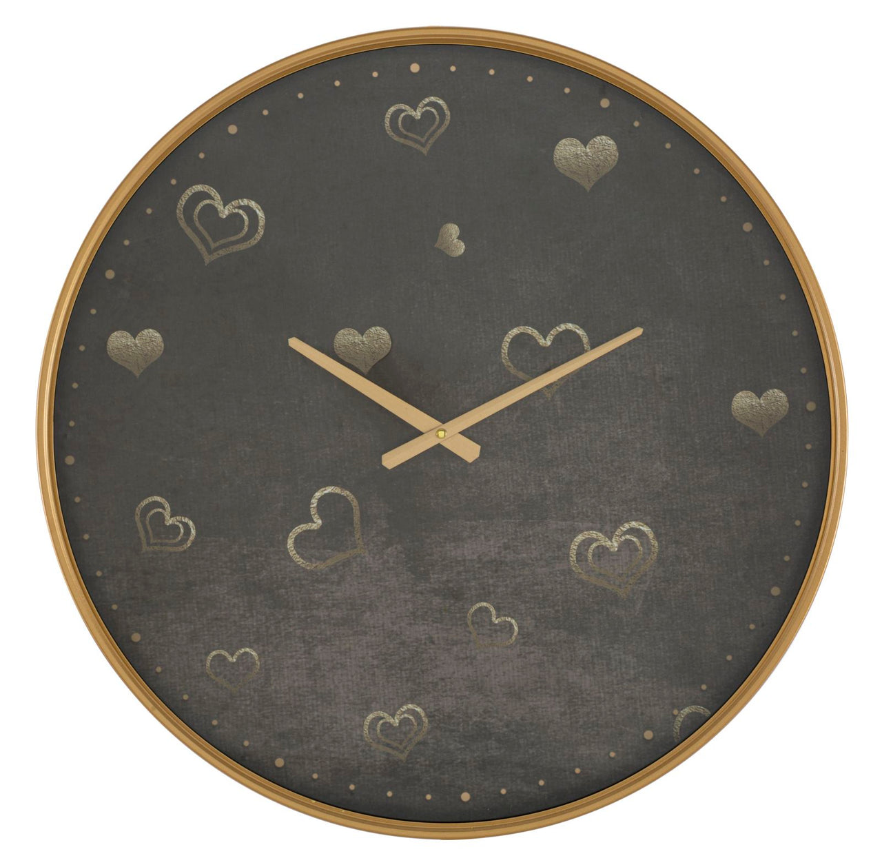 Reloj de pared corazones cm ø 60x6