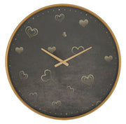 Reloj de pared corazones cm ø 60x6