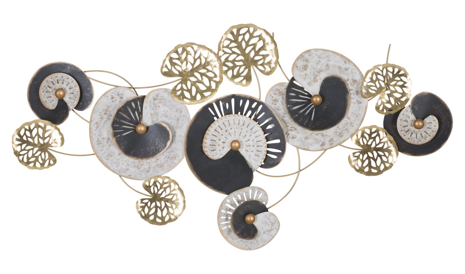 Panel de pared de hierro brillo -a- cm 124,5x6x65