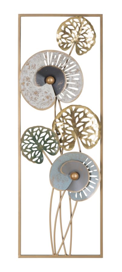 Panel de pared de hierro brillo ret.-b- cm 31,2x5,5x90