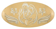 Panel de pared de hierro natividad oro -b- cm 120x2x60