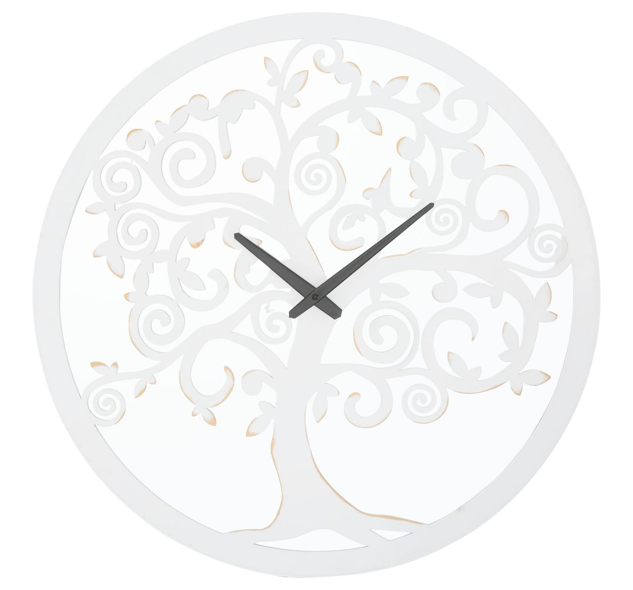 Reloj de pared árbol blanco cm ø 55x4,5