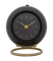 Reloj de mesa bola negro cm 16x13x19