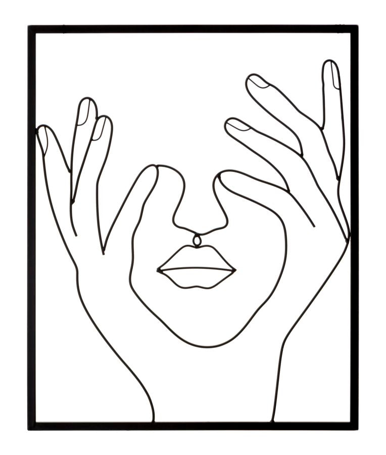 Decoración de pared simplemente cara cm 50,5x1,3x61