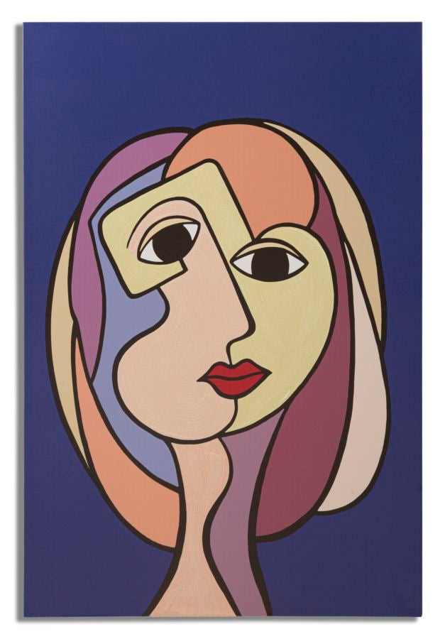 Impresión/pintura de pared doble cara grande -a- cm 80x3x120