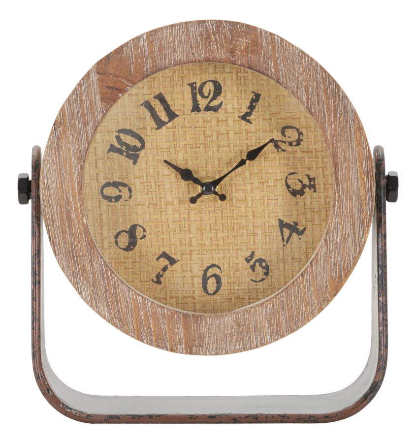 Reloj de mesa redondo cm 23,5x7x24