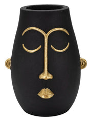 Florero tribal -a- cm 24x22x31