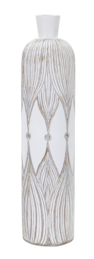 Florero poliresina atene cm ø 15x60