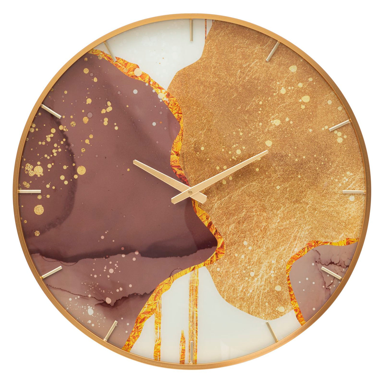 Reloj de pared cristal glody cm ø 60x5