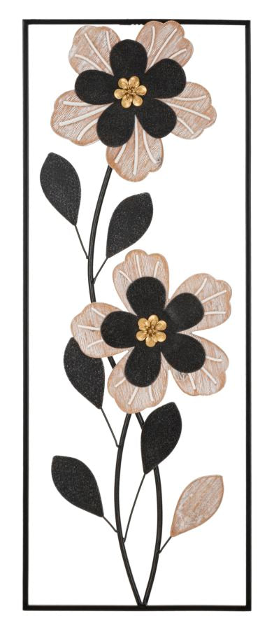 Panel de pared hierro/madera divaker -a- cm 27x2,5x70