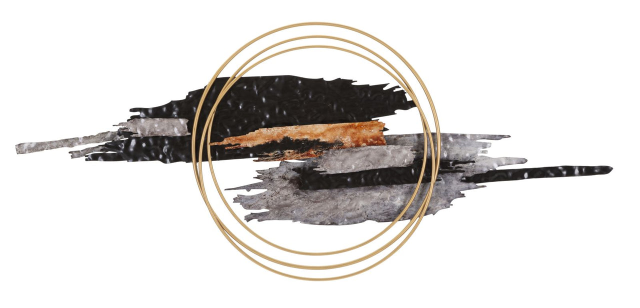 Panel de pared de hierro arte cm 144,8x8,3x64,1