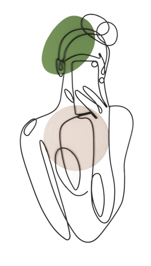 Panel de pared dama color cm 40x1,3x80

