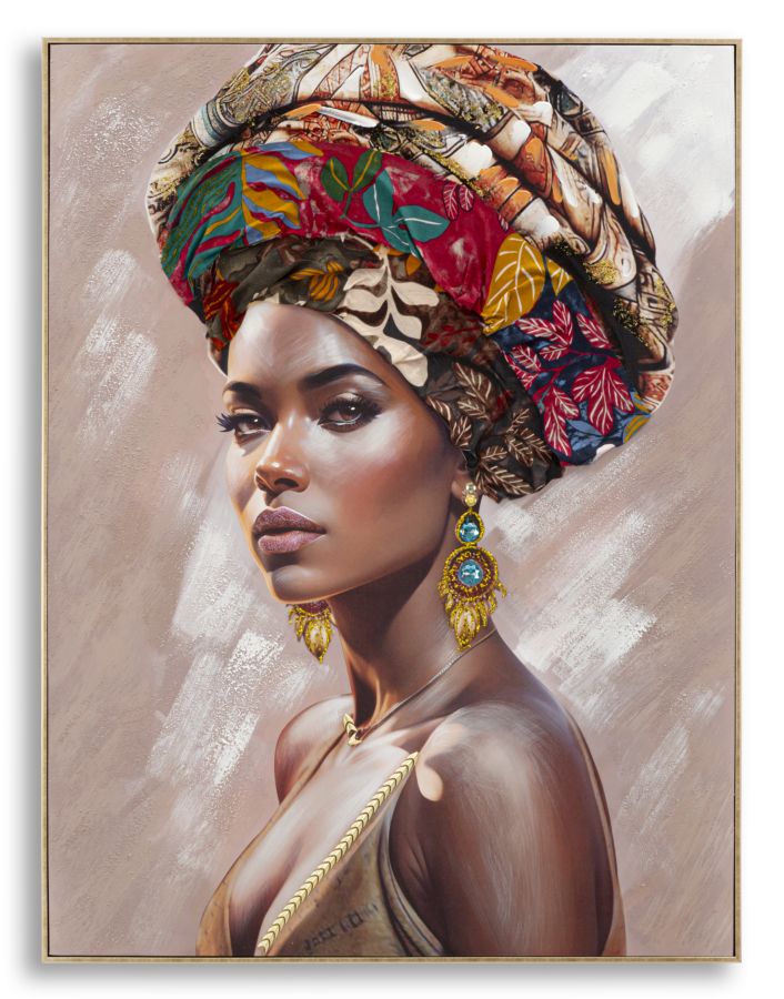 Cuadro con marco alexandra -b- cm 92x4,5x122 