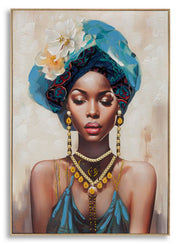 Cuadro con marco ayda -b- cm 72x4,5x102 