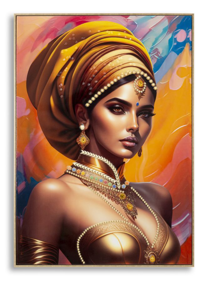 Cuadro con marco samira -a- cm 72x4,5x102