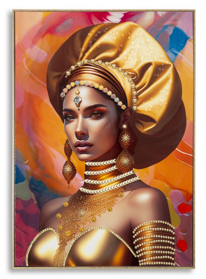 Cuadro con marco samira -b- cm 72x4,5x102