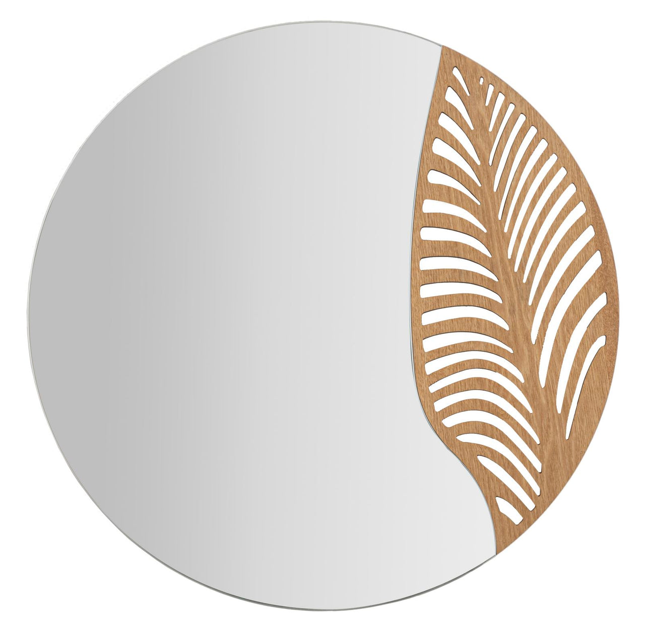 Espejo de pared hoja cm ø 60x1,5