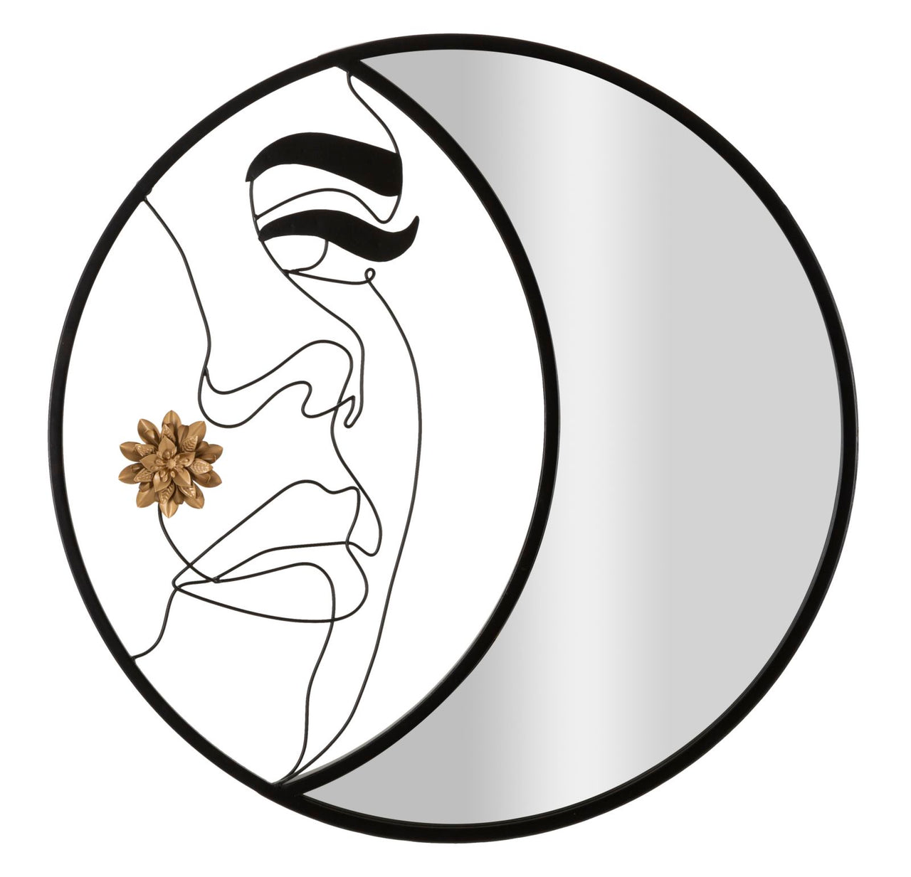 Espejo de pared melly cm ø 80x3,8