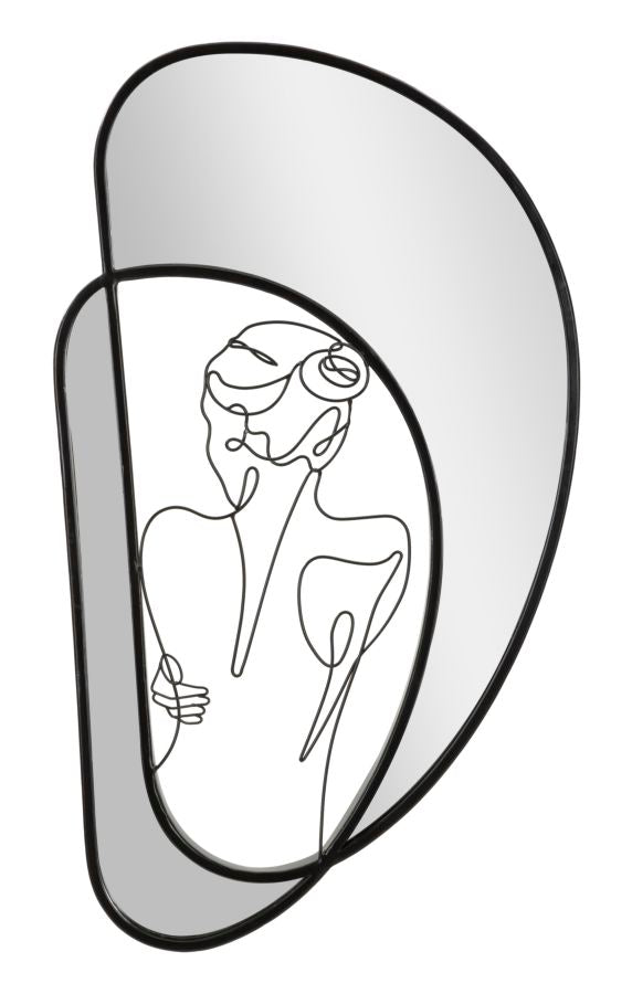 Espejo de pared desnudez cm 40,6x3,2x70,5