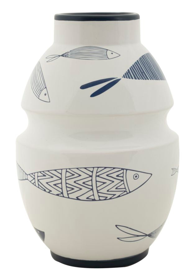 Jarrón pez cm ø 15x24