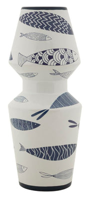 Jarrón pez doble cm ø 14x34