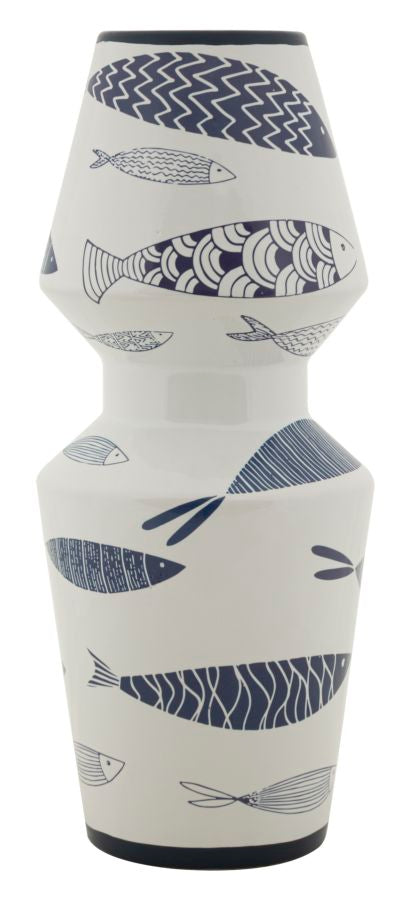 Jarrón pez doble cm ø 14x34