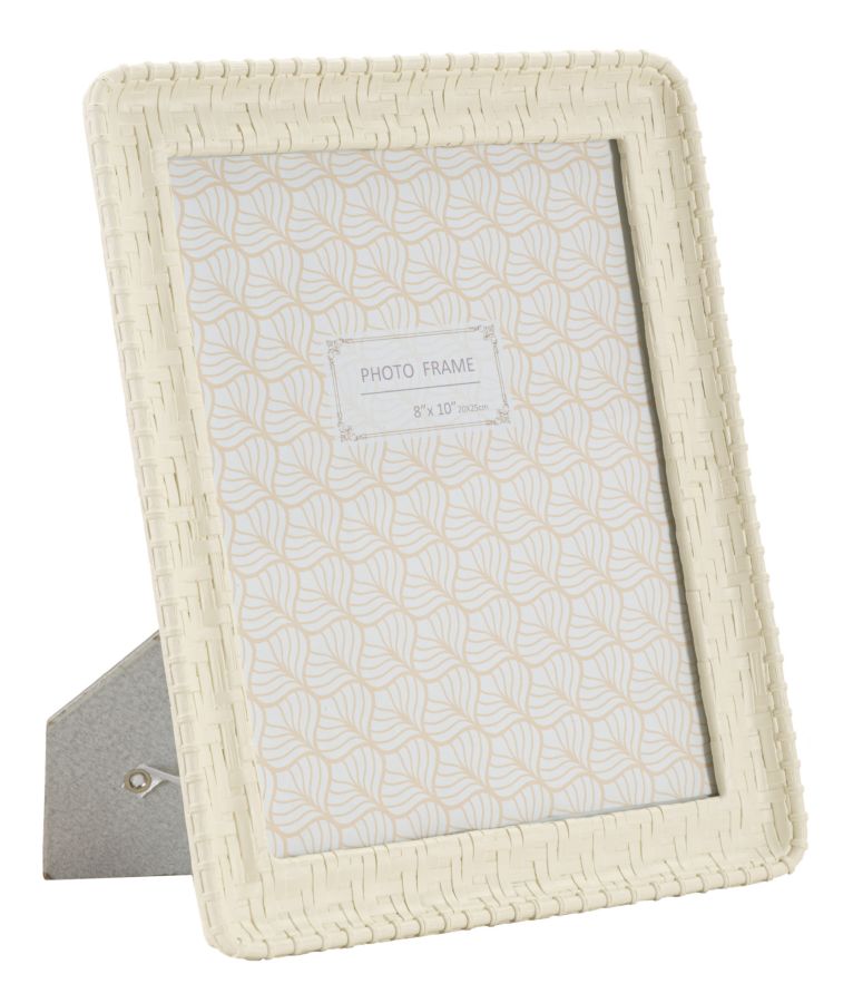 Marco de fotos estilo bambú cm 26x2x31 (tamaño de la foto interior cm 20x25) 