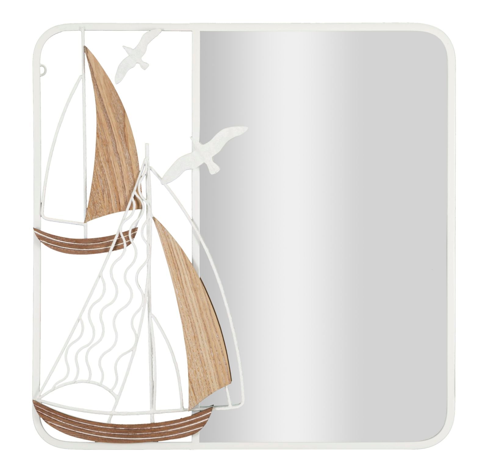 Espejo de pared adriático cm 60x4,4x60