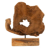 Escultura bintang teca cm 31x13x35 Vetonek