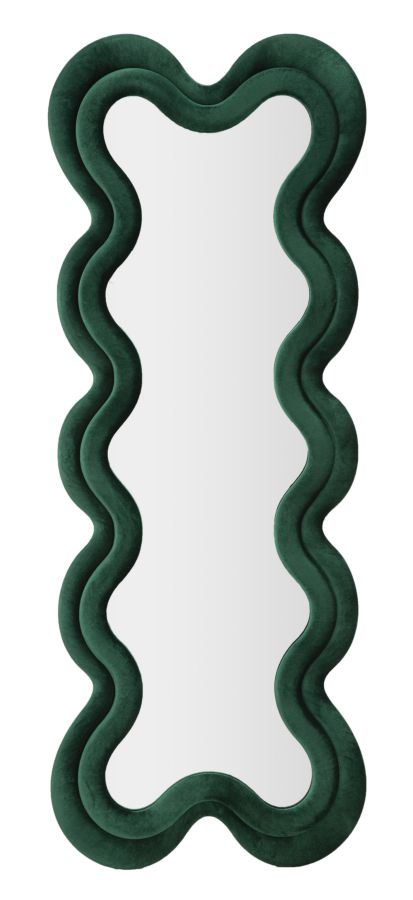 Espejo de pared monica verde cm 58x4x160