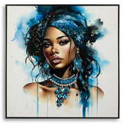 Panel de pared lacado con marco altea -b- cm 82x4x82