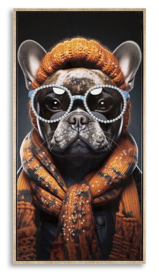 Panel de pared lacado con marco bad bully -a- cm 42,5x2,8x82,5