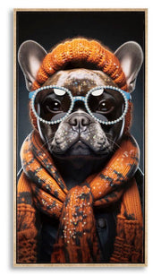 Panel de pared lacado con marco bad bully -a- cm 42,5x2,8x82,5