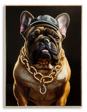 Panel de pared lacado con marco bully c/cornisa cm 62x4x82 