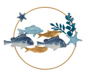 Panel de hierro de pared marino cm 77x5x63