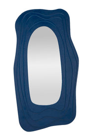 Espejo de pared dafne azul cm 90x4x165