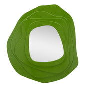Espejo de pared dalia verde cm 90x4x97
