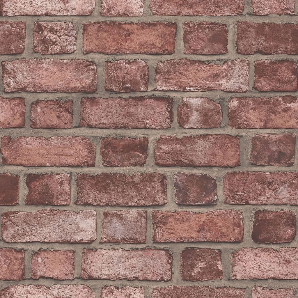 Noordwand Papel de pared Homestyle Brick Wall rojo Noordwand